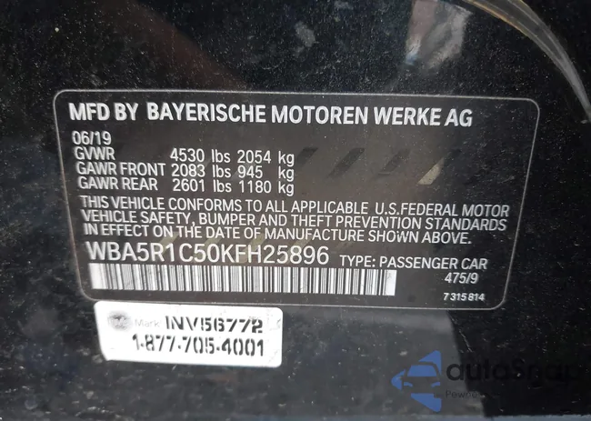 WBA5R1C50KFH25896: 43706539