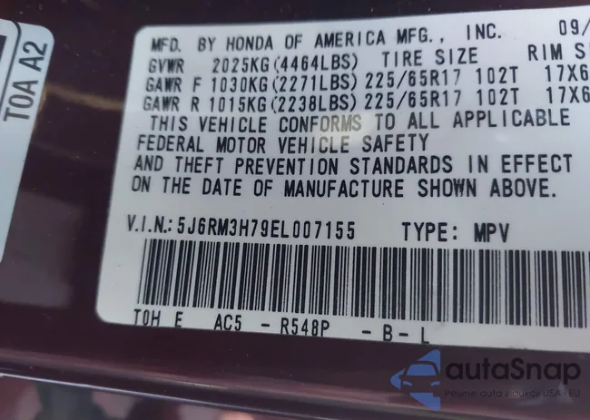 5J6RM3H79EL007155: 43706558