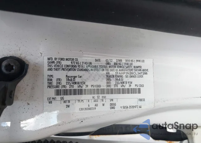 1FAHP3N28CL347286: 43705737