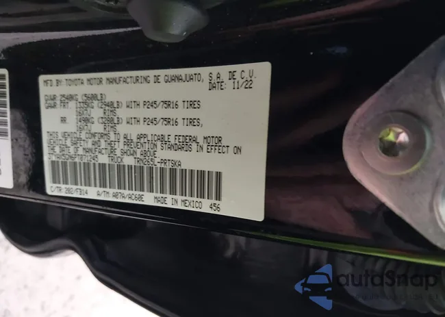 3TYAX5GN6PT071245: 43705810