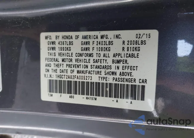 1HGCT2A82FA005273: 43705913