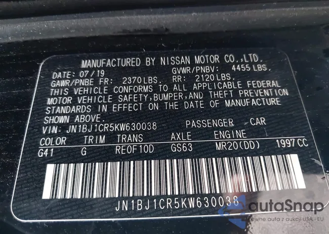 JN1BJ1CR5KW630038: 43706018