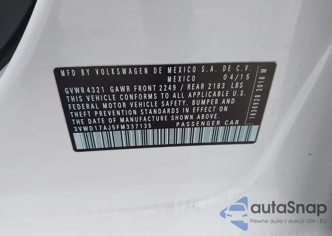 3VWD17AJ5FM337135: 43706035