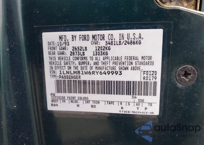 1LNLM81W6RY649993: 43707065