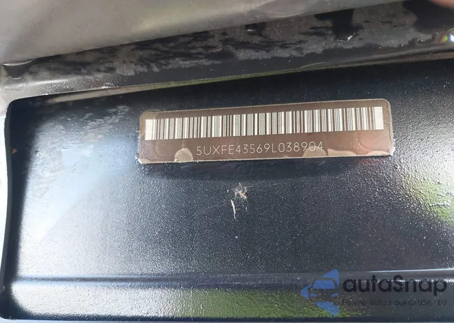 5UXFE43569L038904: 43707405