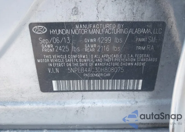 5NPEB4AC3DH808075: 43707539