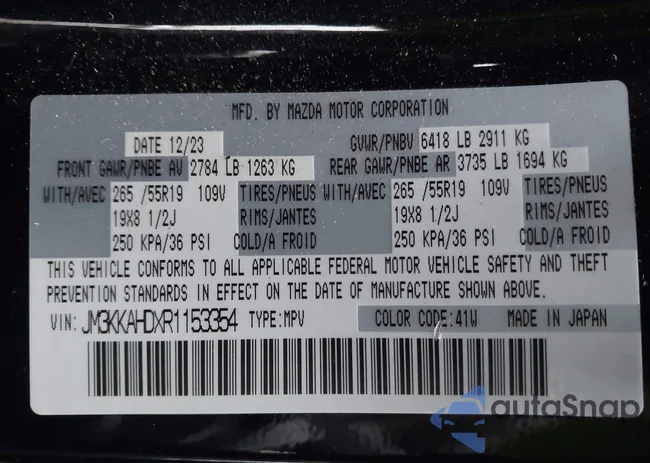 JM3KKAHDXR1153354: 43706949