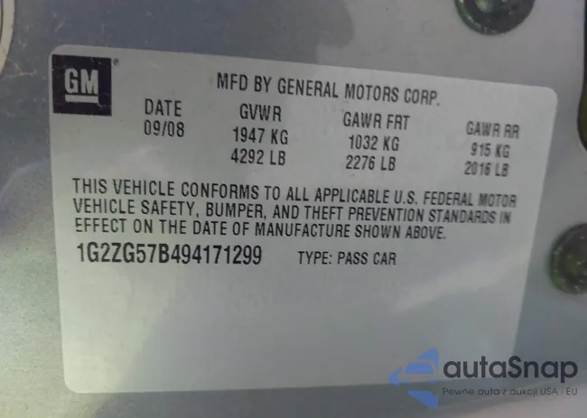 1G2ZG57B494171299: 43706952