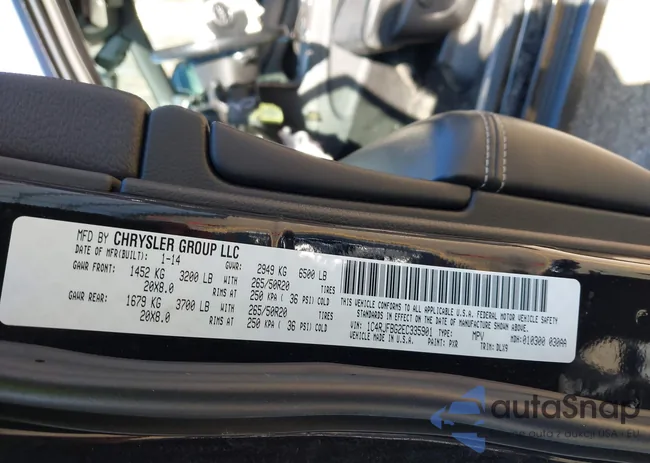 1C4RJFBG2EC335901: 43707014