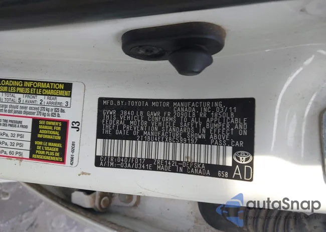 2T1BU4EEXBC599197: 43708061