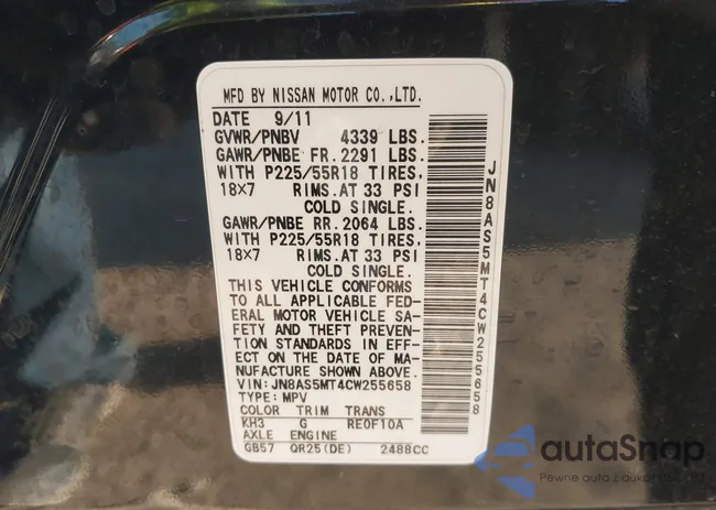 JN8AS5MT4CW255658: 43708357