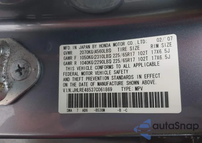 JHLRE48537C061869: 43708548