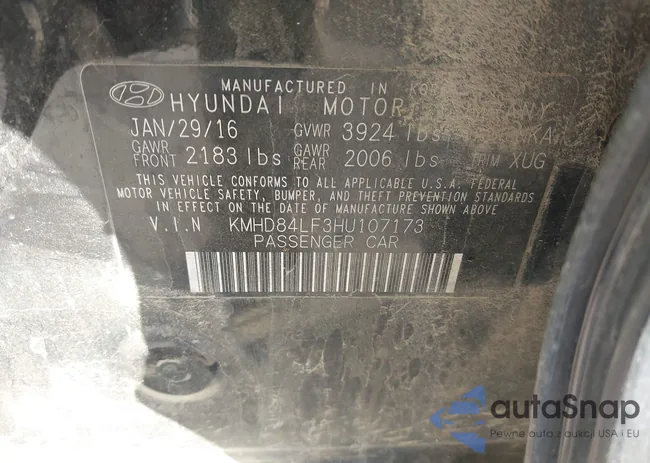 KMHD84LF3HU107173: 43707673