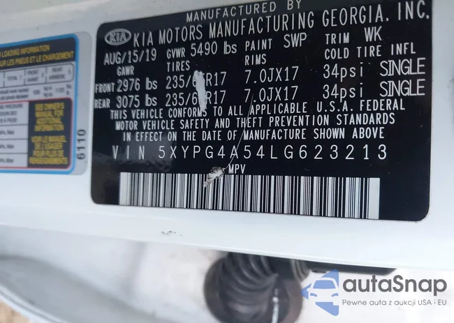 5XYPG4A54LG623213: 43707769