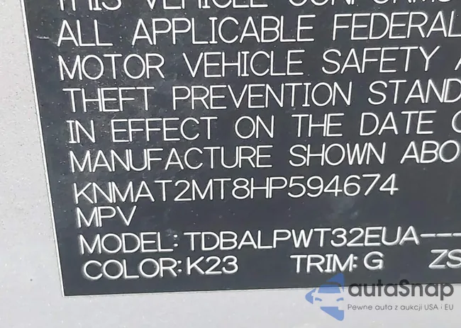 KNMAT2MT8HP594674: 43707949