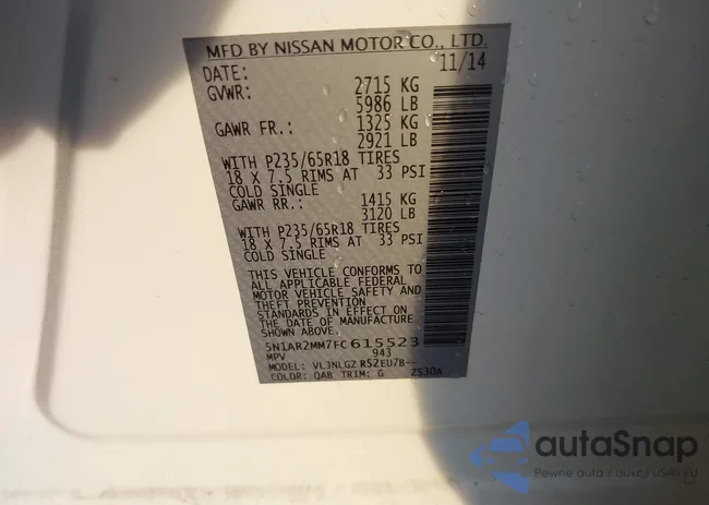 5N1AR2MM7FC615523: 43708036