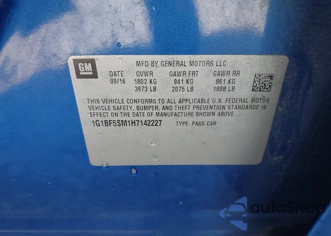 1G1BF5SM1H7142227: 43709193