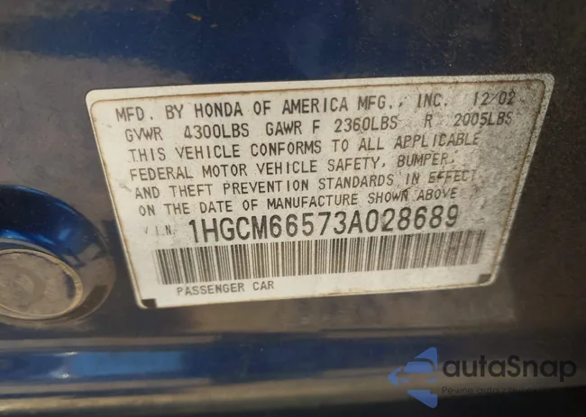 1HGCM66573A028689: 43709448