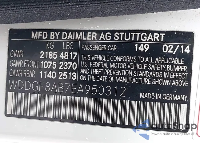 WDDGF8AB7EA950312: 43708712