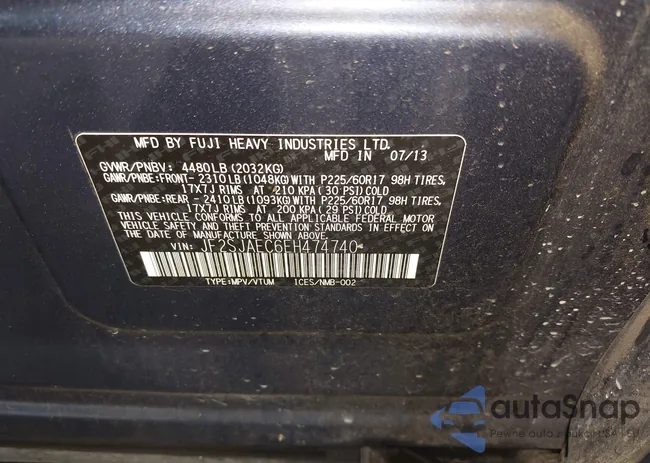 JF2SJAEC6EH474740: 43708977