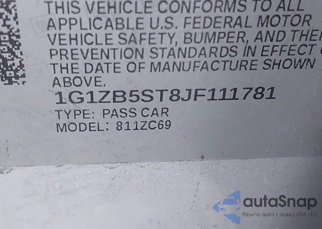 1G1ZB5ST8JF111781: 43708979