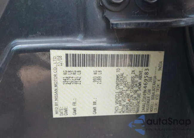 1N4AL21E49N469583: 43709008