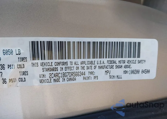 2C4RC1BG7DR566344: 43710248