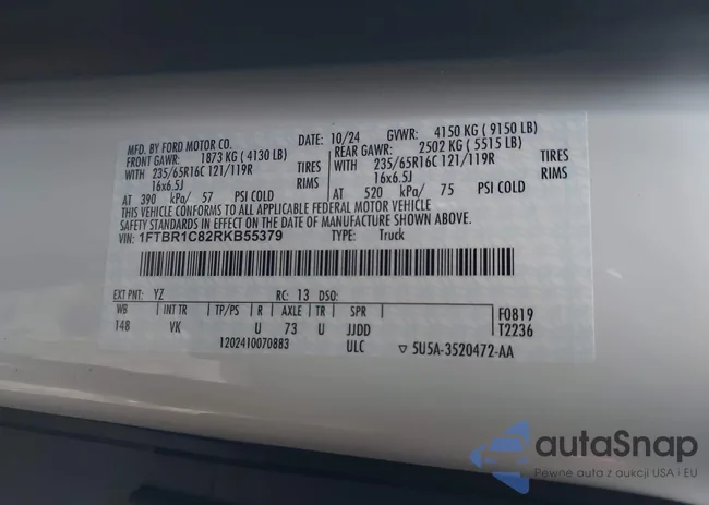 1FTBR1C82RKB55379: 43710303