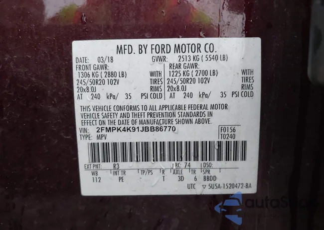 2FMPK4K91JBB86770: 43710377