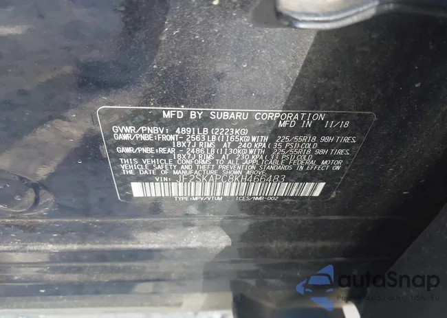 JF2SKAPC8KH466483: 43710616