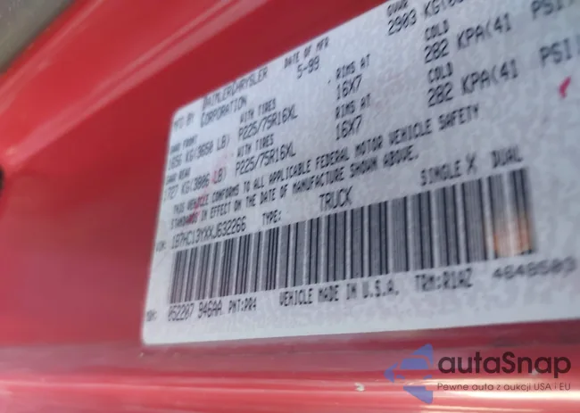 1B7HC13YXXJ632266: 43709947