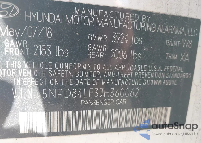 5NPD84LF3JH360062: 43711155