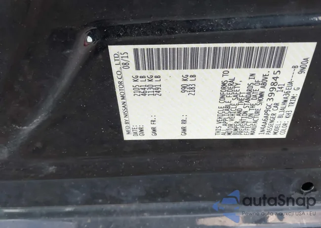 1N4AA6AP9GC399845: 43711346