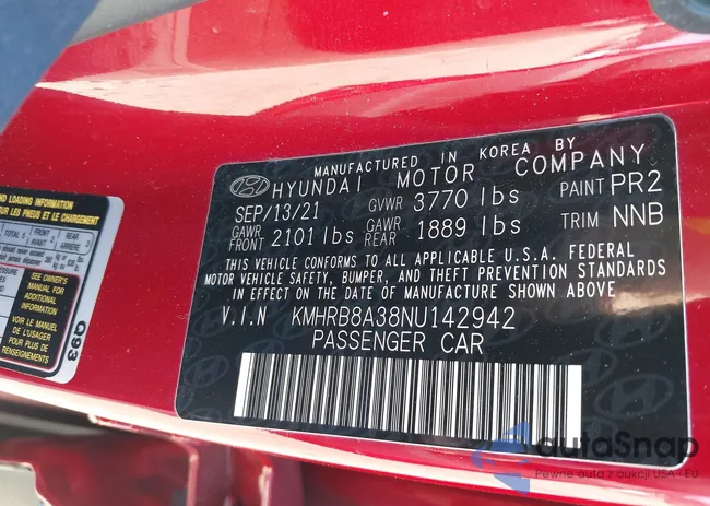 KMHRB8A38NU142942: 43711442