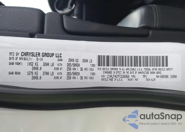 1C4RJFAG7FC636960: 43710748