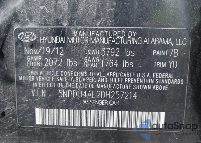 5NPDH4AE2DH257214: 43711656