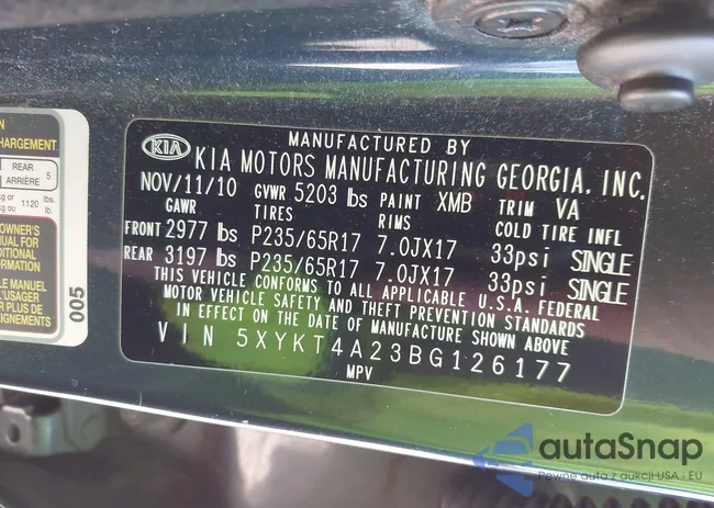 5XYKT4A23BG126177: 43711819