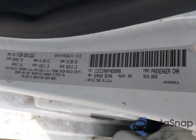 1C3CCCAB0FN658908: 43713105