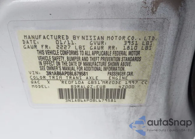 3N1AB6AP0BL679581: 43713143