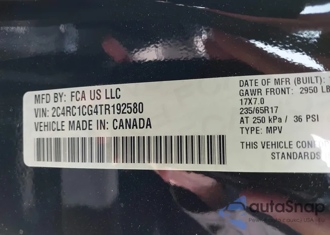 2C4RC1CG4TR192580: 43713190