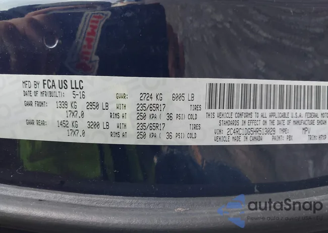 2C4RC1DG5HR513029: 43713451