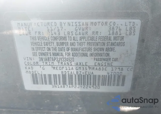 3N1AB7AP2JY224920: 43713529