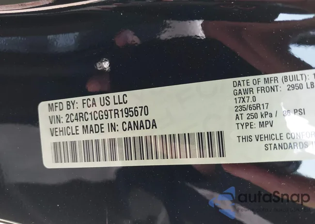 2C4RC1CG9TR195670: 43713580