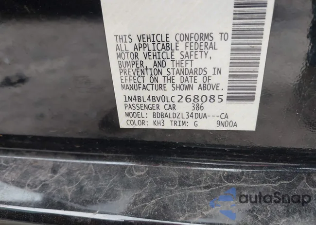 1N4BL4BV0LC268085: 43713644