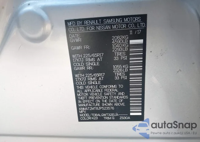 KNMAT2MT8JP523576: 43712812