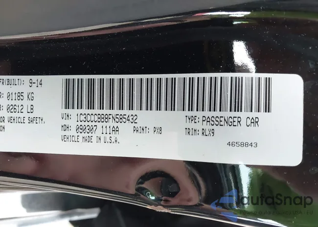 1C3CCCBB8FN585432: 43714087