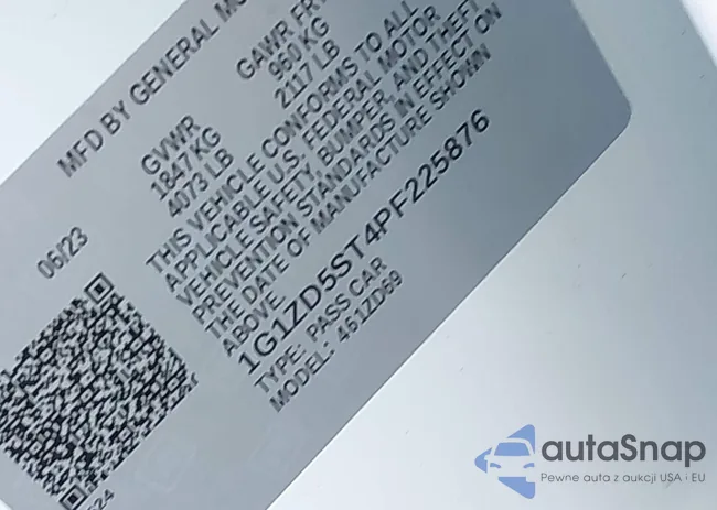 1G1ZD5ST4PF225876: 43714213