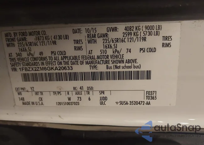 1FBZX2ZM6GKA20633: 43714584