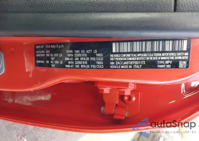 ZACCJABT0FPB51172: 43713763