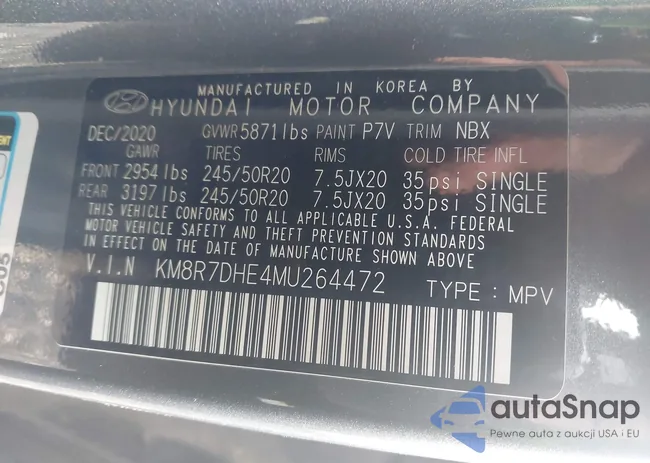 KM8R7DHE4MU264472: 43713848